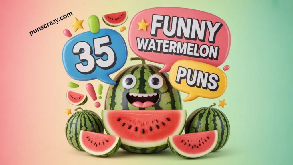 Funny Watermelon Puns (Watermelon Jokes & Fruit Puns Collection)