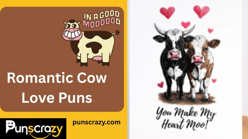 Romantic Cow Love Puns