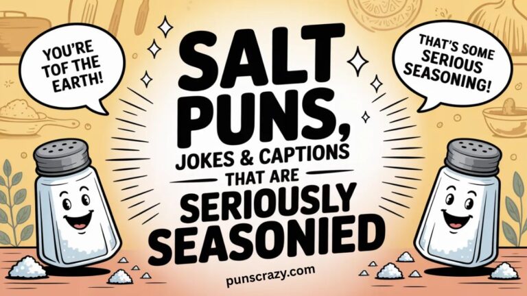 Salt Puns, Jokes & Captions That Are Seriously Seasoned