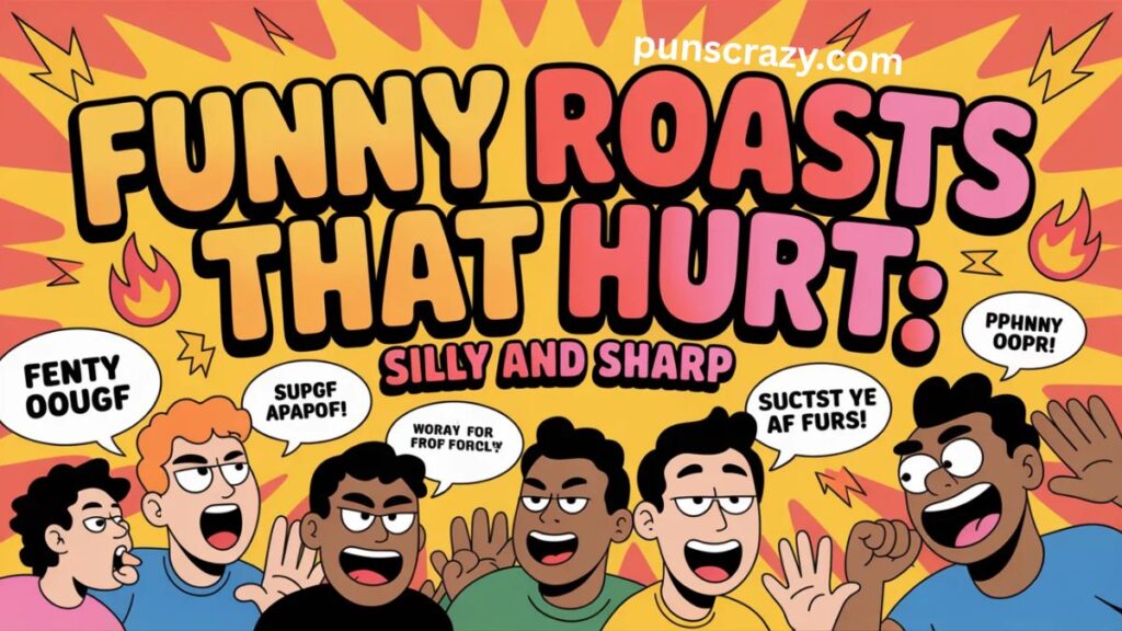 😂 Funny Roasts That Hurt: Silly and Sharp