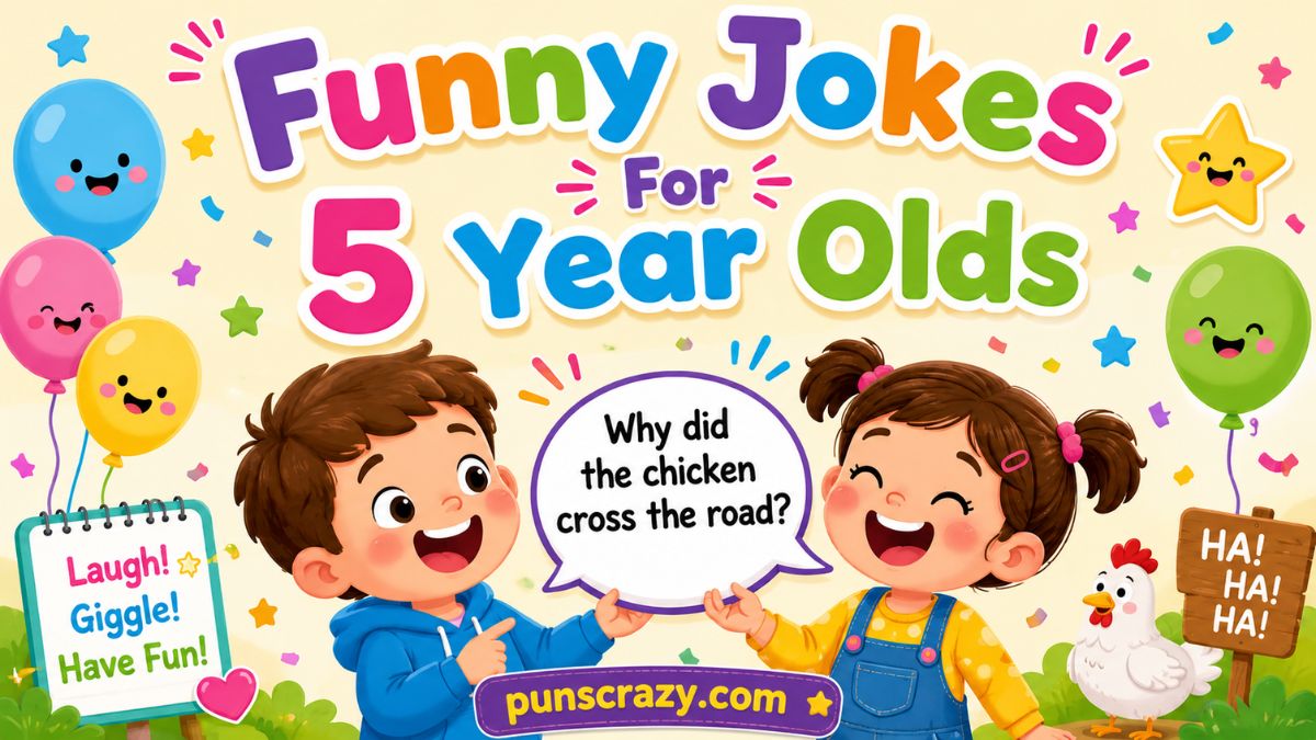 145+ Best Funny Jokes For 5 Year Olds (2026 Trending Edition)