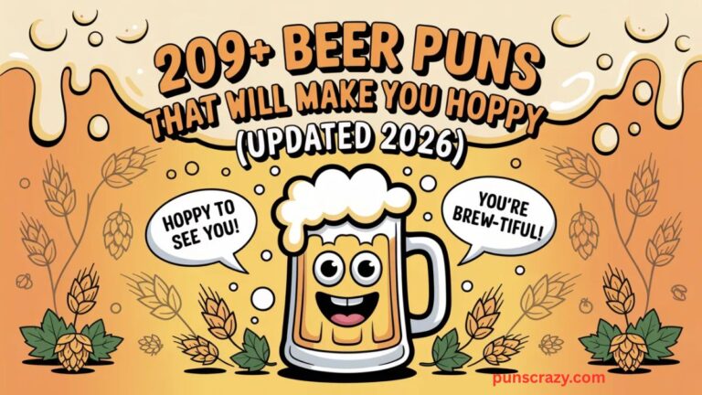 209+ Beer Puns That Will Make You Hoppy (Updated 2026) 🍺😄