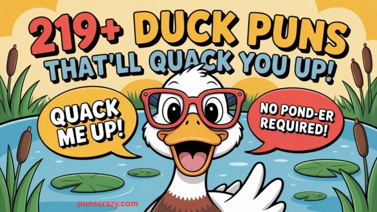 219+ Duck Puns That’ll Quack You Up (No Pond-er Required)