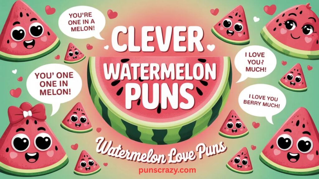 Clever Watermelon Puns (Watermelon Love Puns)