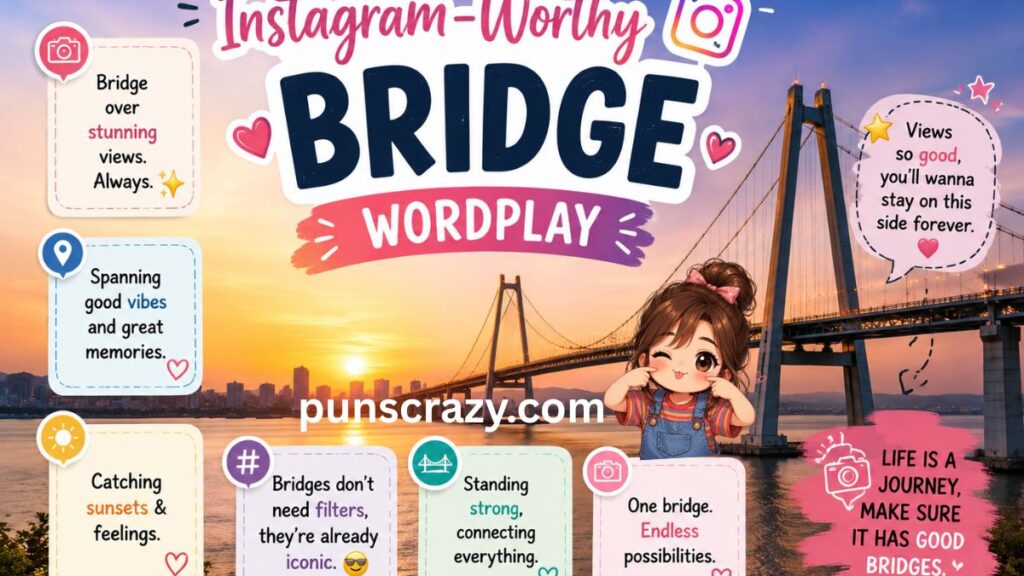 Instagram-Worthy Bridge Wordplay