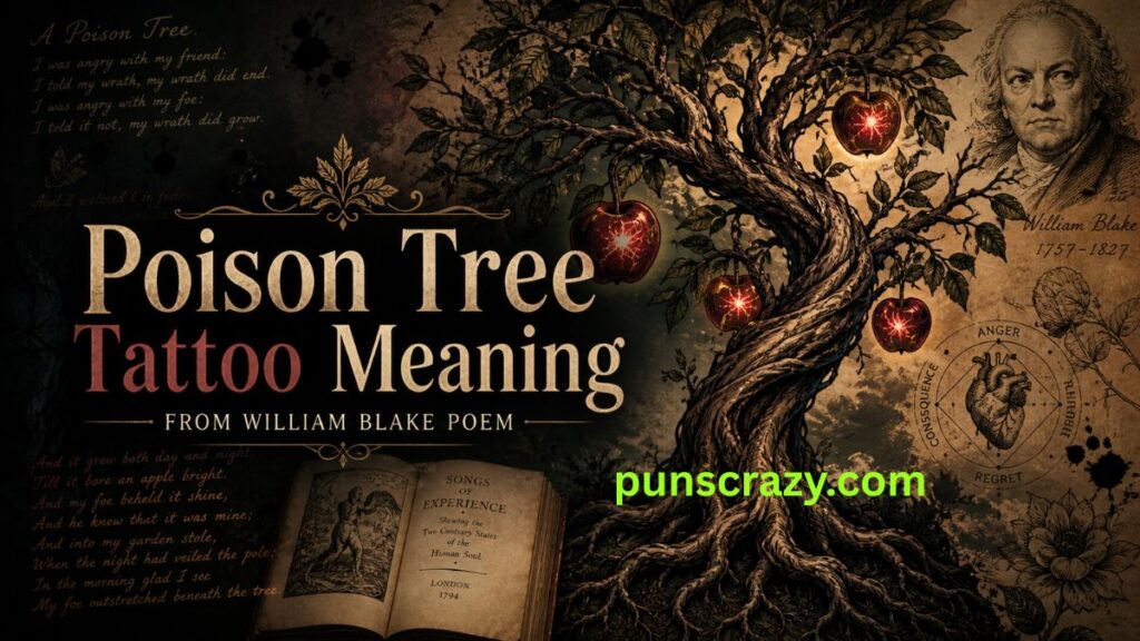 Poison Tree Tattoo Meaning from William Blake Poem