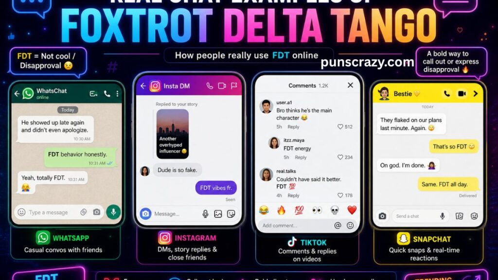 Real Chat Examples of Foxtrot Delta Tango