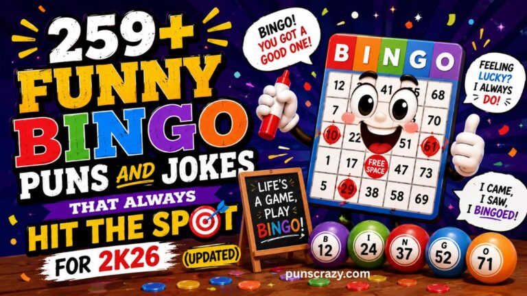 259+ Funny Bingo Puns and Jokes That Always Hit the Spot For 2k26