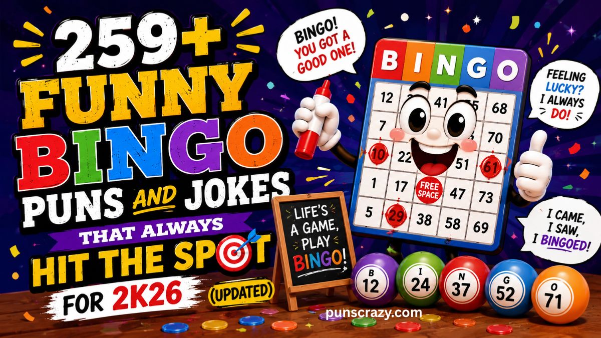 259+ Funny Bingo Puns and Jokes That Always Hit the Spot For 2k26