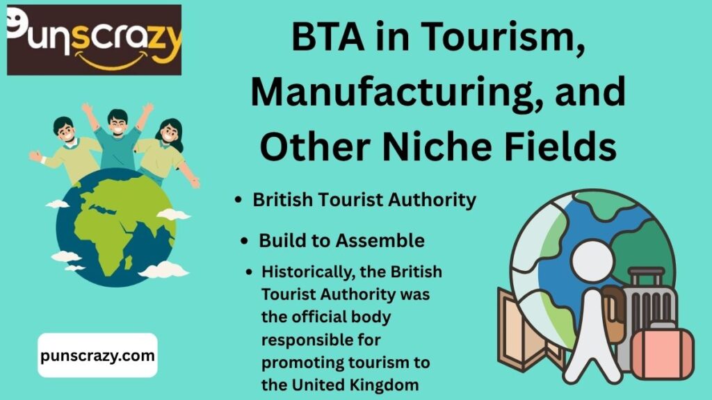 BTA in Tourism, Manufacturing, and Other Niche Fields