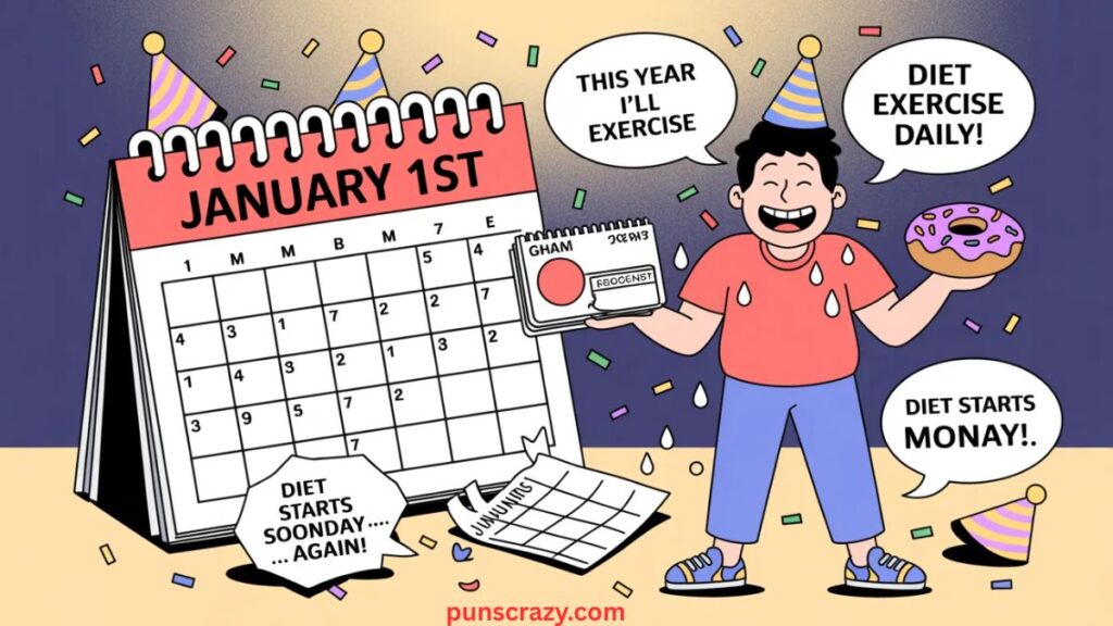 Funny New Year Jokes About Resolutions
