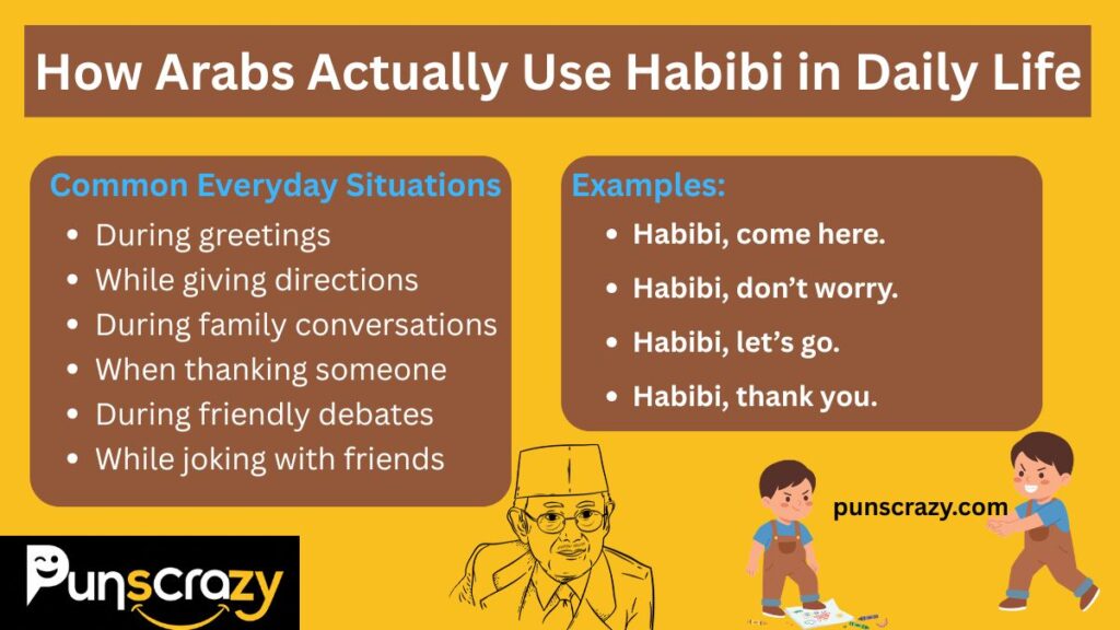 How Arabs Actually Use Habibi in Daily Life