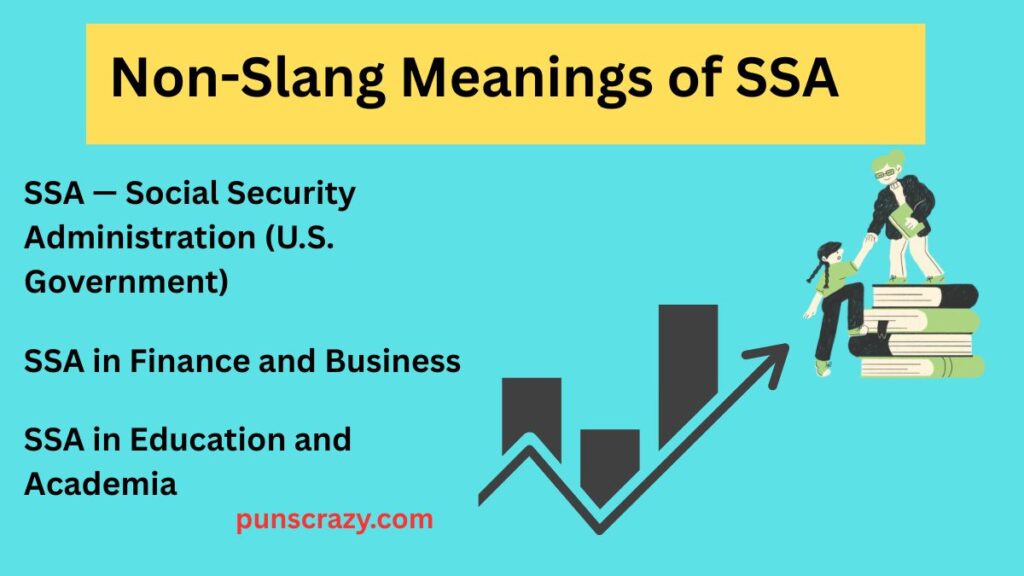 Non-Slang Meanings of SSA