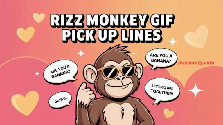 Rizz Monkey GIF Pick Up Lines