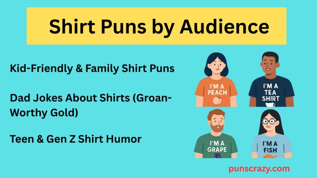 Shirt Puns by Audience