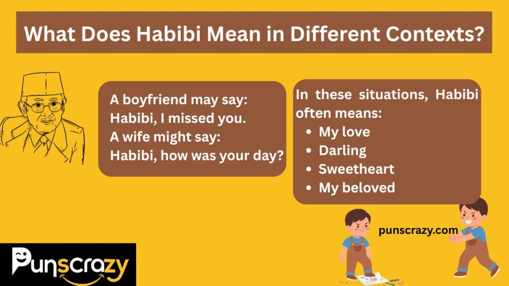 What Does Habibi Mean in Different Contexts?