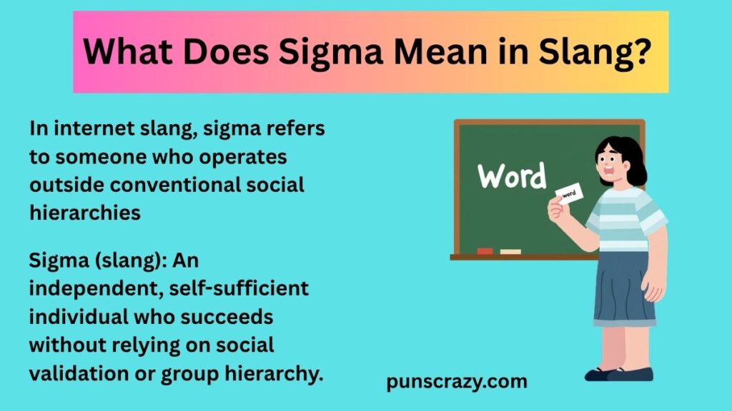 What Does Sigma Mean in Slang?