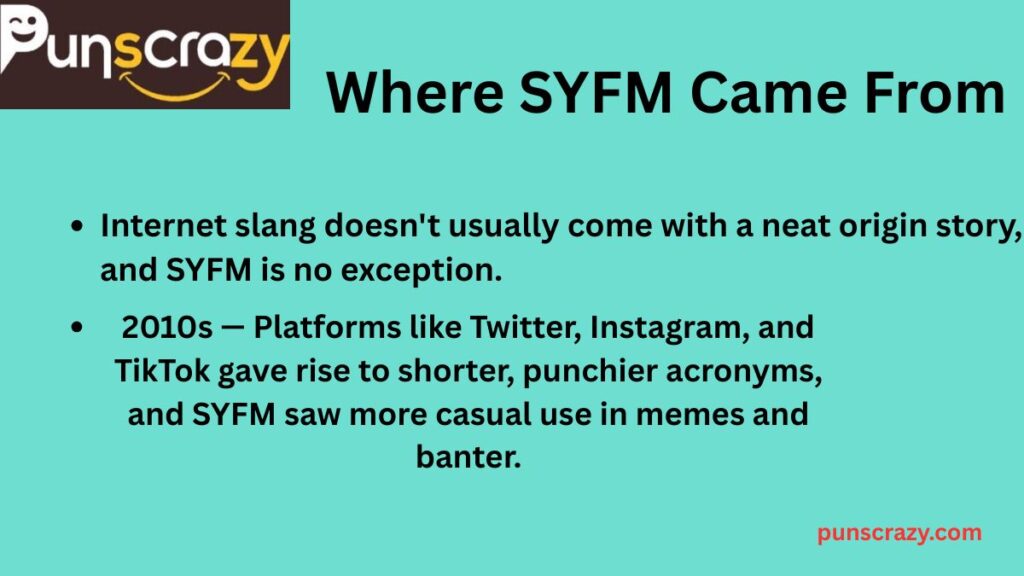 Where SYFM Came From: A Quick History Lesson