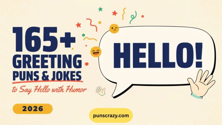 165+ Greeting Puns & Jokes to Say Hello with Humor (2026)