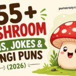 355+ Mushroom Puns, Jokes & Fungi Puns (2026) 🍄