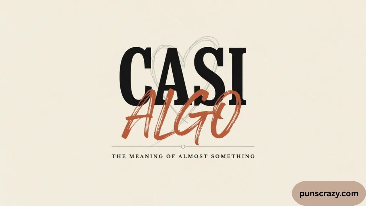Casi Algo Meaning