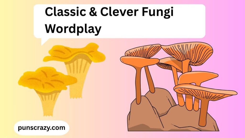 Classic & Clever Fungi Wordplay