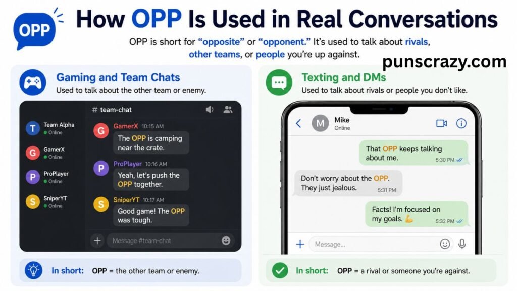 How OPP Is Used in Real Conversations