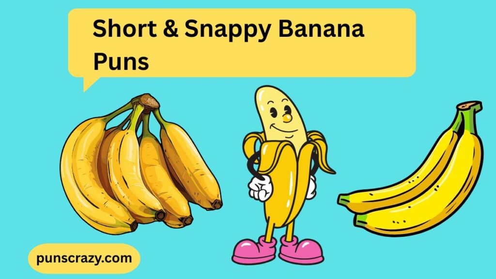 Short & Snappy Banana Puns