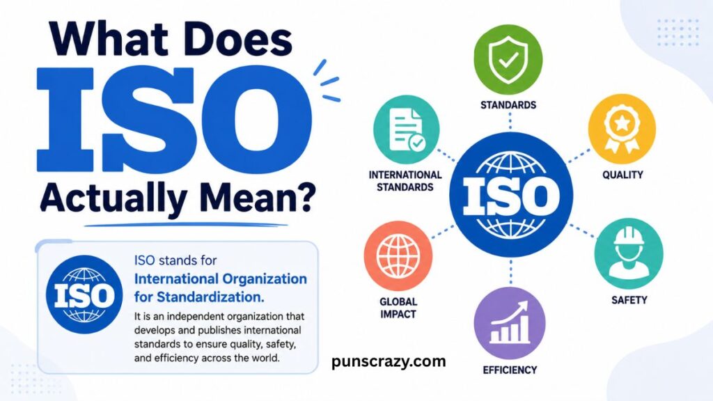 What Does "ISO" Actually Mean?
