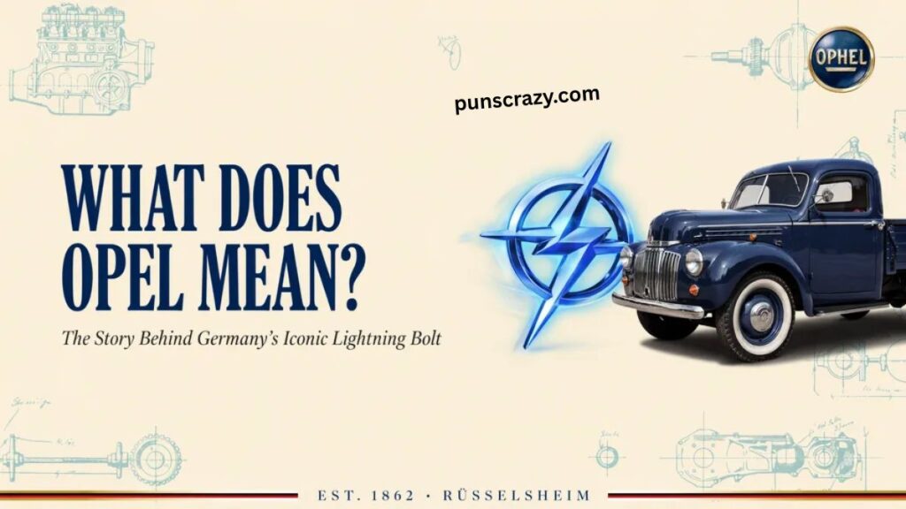 What Does Opel Mean?