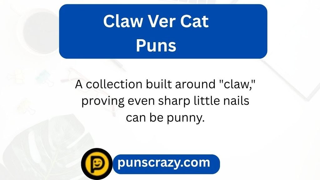 Claw Ver Cat Puns
