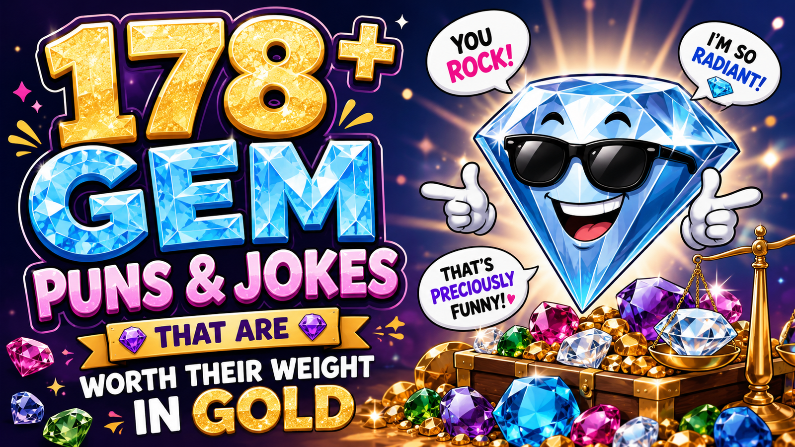 178+ Gem Puns & Jokes That Are Worth Their Weight in Gold 💎🤣
