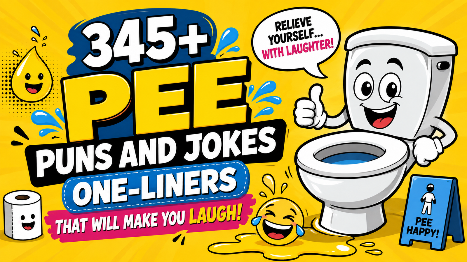 345+ Pee Puns and Jokes One-Liners That Will Make You Laugh