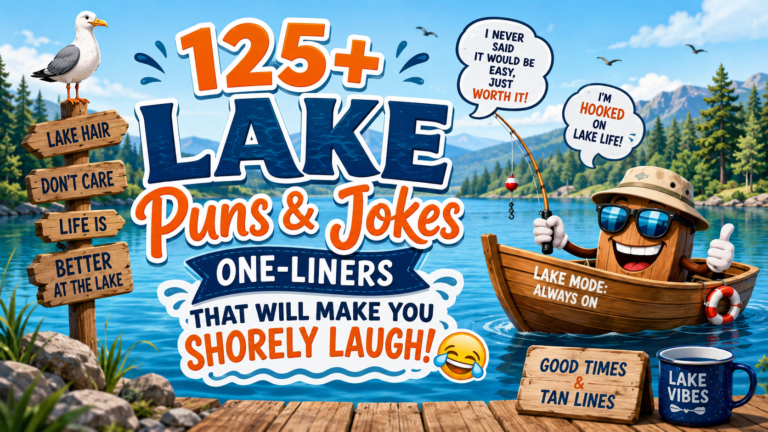 125+ Lake Puns & Jokes One-Liners That Will Make You Shorely Laugh 😂🌊