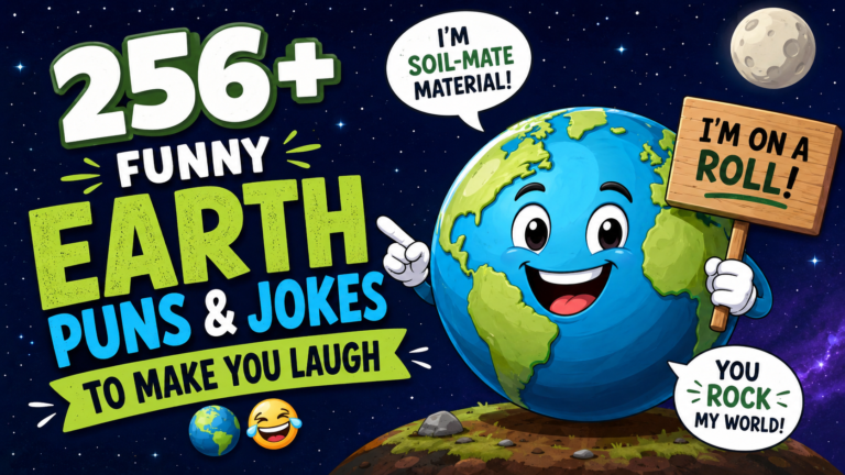 256+ Funny Earth Puns & Jokes to Make You Laugh 🌎🤣
