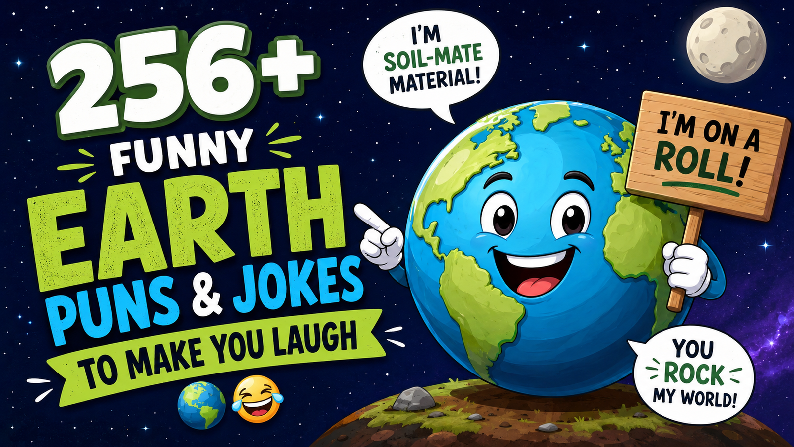 256+ Funny Earth Puns & Jokes to Make You Laugh 🌎🤣