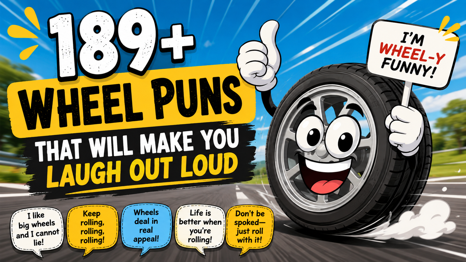 189+ Wheel Puns That Will Make You Laugh Out Loud