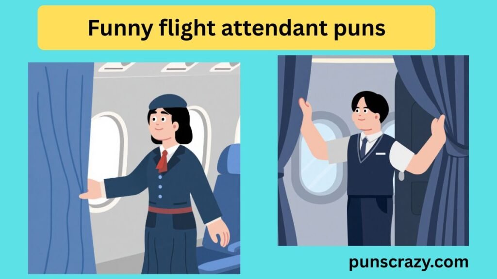 Funny flight attendant puns and jokes