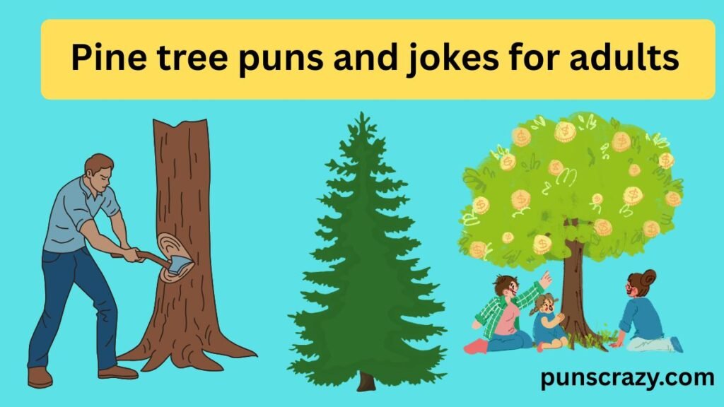 Pine tree puns and jokes for adults