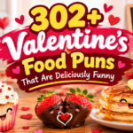 302+ Valentine's Food Puns That Are Deliciously Funny ❤️🍕