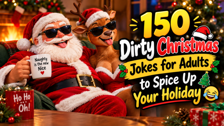 150 Dirty Christmas Jokes for Adults to Spice Up Your Holiday 🎄😂