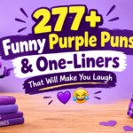 277+ Funny Purple Puns & One-Liners That Will Make You Laugh 💜😂