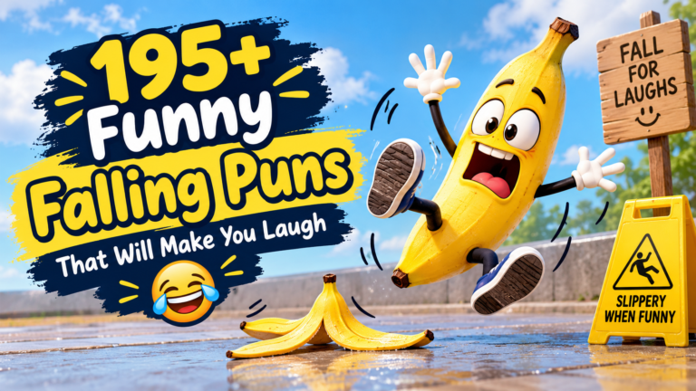 195+ Funny Falling Puns That Will Make You Laugh 😂