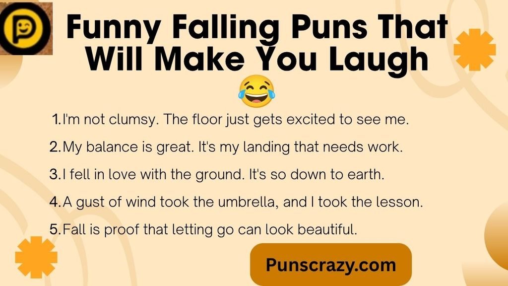 Funny Falling Puns That Will Make You Laugh 😂