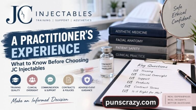 JC Injectables Review Training, Clinical Oversight & Practitioner Experience
