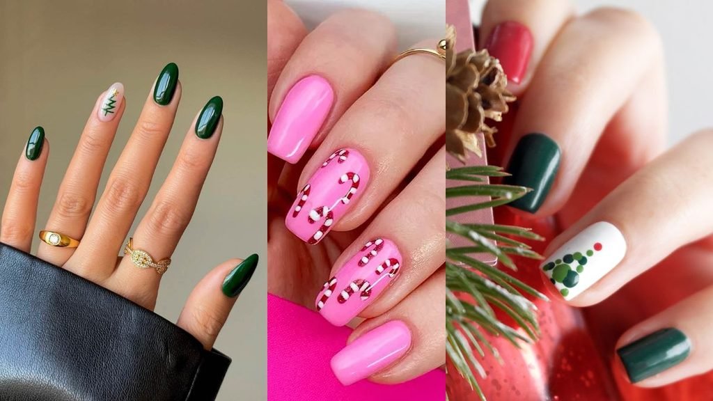 Minimalist Christmas Nail Designs