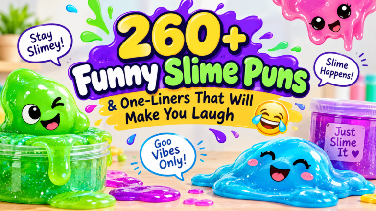 260+ Funny Slime Puns & One-Liners That Will Make You Laugh 😂