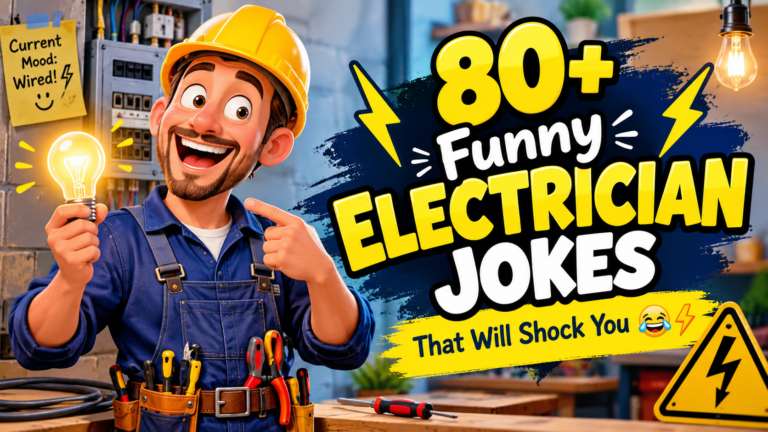 80+ Funny Electrician Jokes That Will Shock You 😂⚡