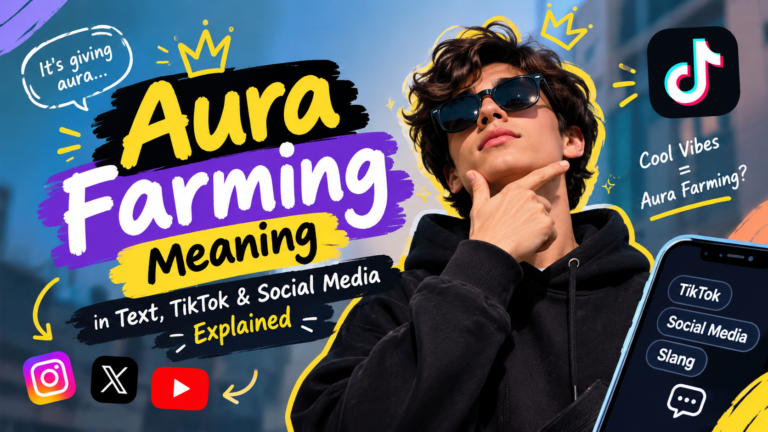 Aura Farming Meaning in Text, TikTok & Social Media Explained