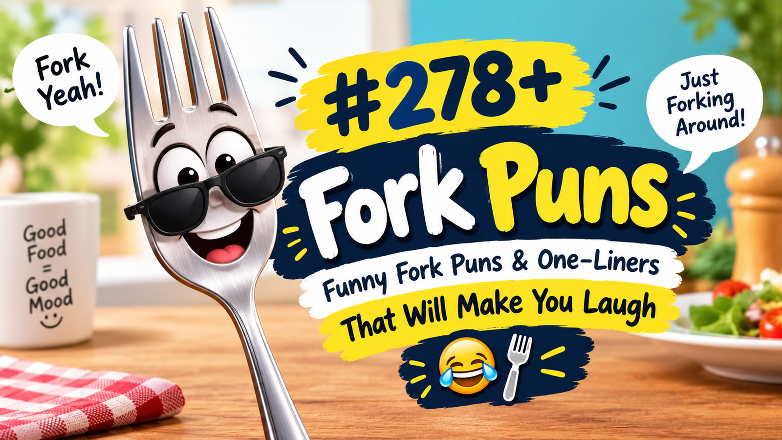 278+ Fork Puns: Funny Fork Puns & One-Liners That Will Make You Laugh 😂🍴